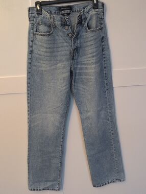 Aeropastle Light Blue 90s Baggy Womens Jeans